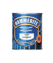 Hammerite metallmaling sateng hvit 750 ml